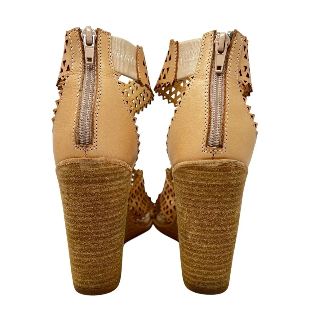 Jeffrey Campbell Camel Cutout Wedges